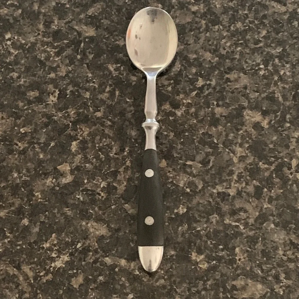 Hampton Silversmiths Bistro Black Teaspoon Spoon HF LTD Stainless Steel